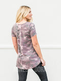 Agnes & Dora™ Everyday Tee Pink Camo