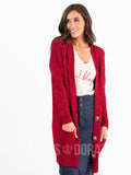 Agnes & Dora™ Boyfriend Cardigan Red