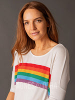 Agnes & Dora™ Dolman Tunic Modal Rainbow