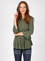 Agnes & Dora™ Festival Top Olive