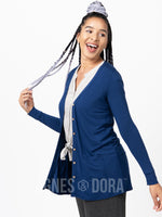 Agnes & Dora™ Favorite Cardi Modal Blue Estate Solid