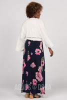 Agnes & Dora™ Essential Maxi Skirt Graphic Peony Print