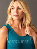 Agnes & Dora™ Essential Tank Scoop Neck Jade