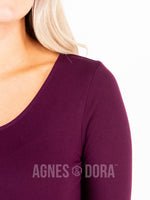 Agnes & Dora™ Everyday Tee Plum