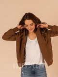 Agnes & Dora™ Jet Setter Jacket Toffee