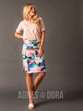 Agnes & Dora™ Live In Skirt Watercolor Geo