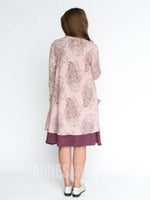 Agnes & Dora™ Essential Cardigan Blush Floral Toile