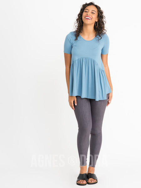 Agnes & Dora™ Muse Top in Pale Indigo