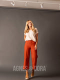 Agnes & Dora™ Wide Leg Crop Pant Sienna