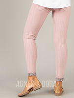 Agnes & Dora™ Knit Jeggings Light Pink (reenforced elastic waistband)