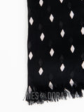 Agnes & Dora™ Everyday Scarf Diamond Dots - Vintage Black