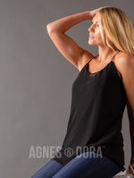 Agnes & Dora™ Lace Camisol Black