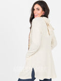 Agnes & Dora™ Hooded Cardi Ivory