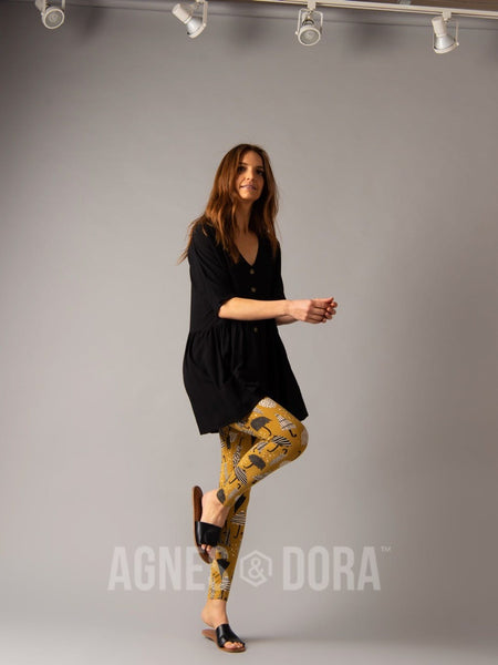 Agnes & Dora™ Leggings Rainy Day in Yellow