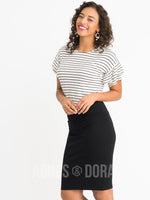 Agnes & Dora™ Pencil Skirt Black