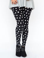 Agnes & Dora™ Leggings Black and White Mini Dot