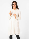 Agnes & Dora™ Effortless Hooded Dress Heathered Oatmeal