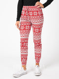 Agnes & Dora™ Everyday Jogger Alpine Fairisle - Haute Red