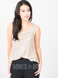 Agnes & Dora™ Essential Tank Sequin Holiday Berries - Cream