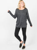 Agnes & Dora™ Urban Pullover Charcoal Gray