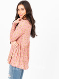 Agnes & Dora™ Muse Top Long Sleeve Blush/Gold Floral