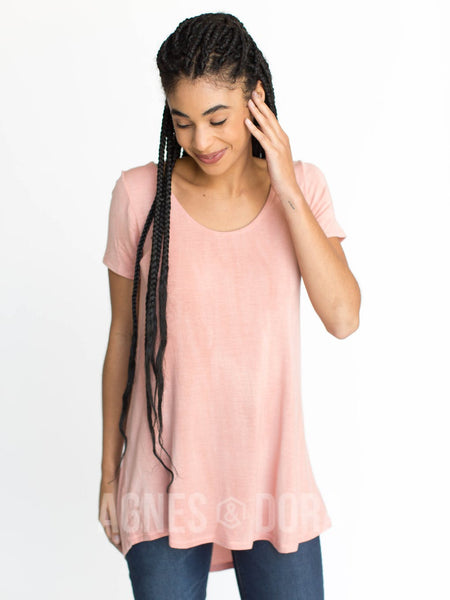 Agnes & Dora™ Everyday Tee Peach