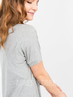 Agnes & Dora™ Love Top Heather Grey