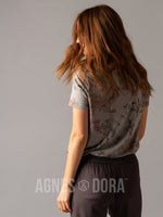 Agnes & Dora™ Everyday Tee Apricot Floral