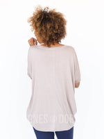 Agnes & Dora™ Boxy Tee Khaki