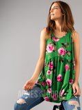 Agnes & Dora™ Sleeveless Muse Kelly/Fuchsia Floral