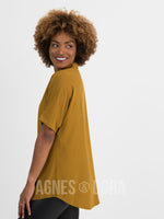 Agnes & Dora™ Dolman Top Button Down Wheat