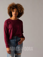 Agnes & Dora™ Pullover in Burgundy