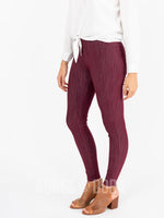 Agnes & Dora™ Knit Jegging Wine (reenforced elastic waistband)