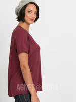 Agnes & Dora™ Love Top Black Cherry