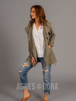 Agnes & Dora™ No Rain No Flowers Jacket in Olive