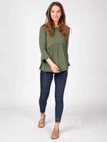 Agnes & Dora™ Festival Top Olive