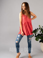 Agnes & Dora™ Sleeveless Muse Coral