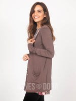 Agnes & Dora™ Favorite Cardigan New Brown