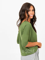 Agnes & Dora™ Dolman Tunic Leaf