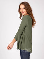 Agnes & Dora™ Festival Top Olive