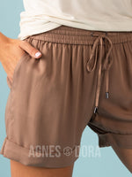 Agnes & Dora™ Go-To Shorts Brown Stone