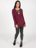 Agnes & Dora™ Favorite Cardigan Burgundy