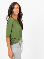 Agnes & Dora™ Dolman Tunic Leaf