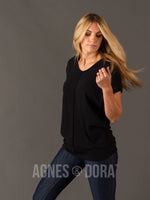 Agnes & Dora™ Soho Top Black