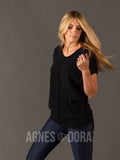 Agnes & Dora™ Soho Top Black