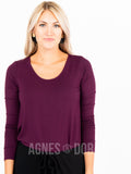 Agnes & Dora™ Everyday Tee Plum