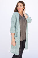 Agnes & Dora™ Forever Cardi Mint & Black Composite