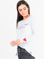 Agnes & Dora™ Graphic Tee Heart on Sleeve