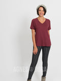 Agnes & Dora™ Love Top Black Cherry