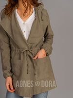 Agnes & Dora™ No Rain No Flowers Jacket in Olive